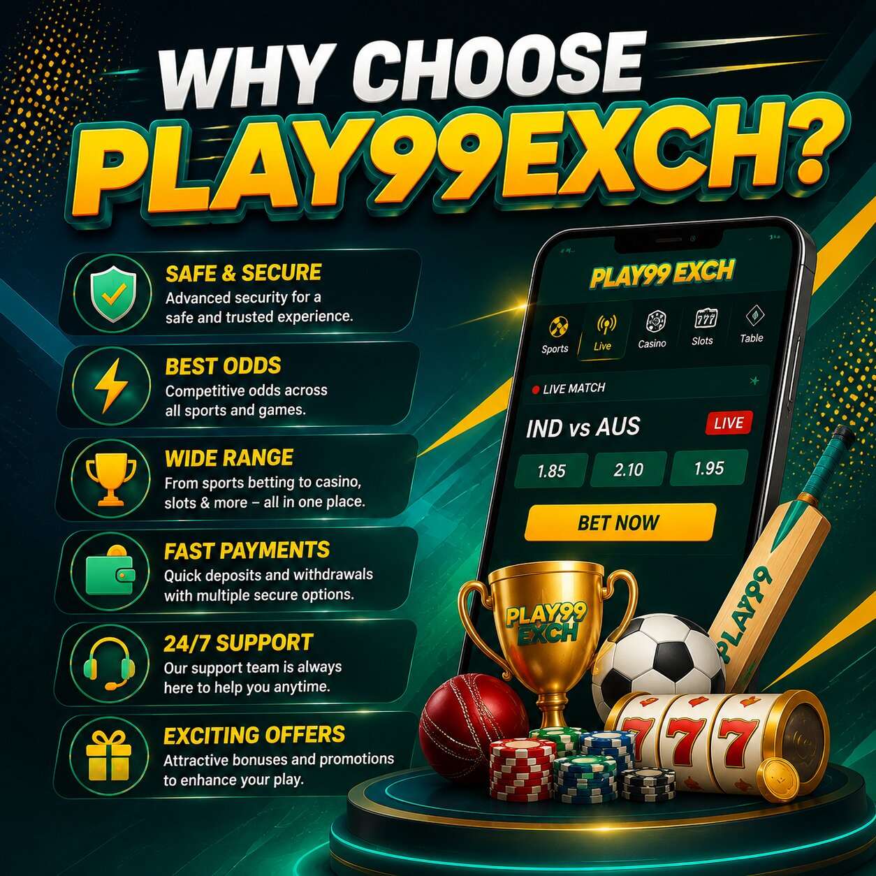 Play99Exch account safety shield protecting a mobile login screen